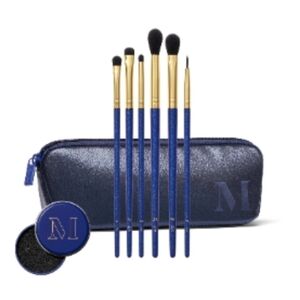 Morphe 'The More The Merrier' 6 Piece Eye Brush Set and Dry Brush Cleaner NWT